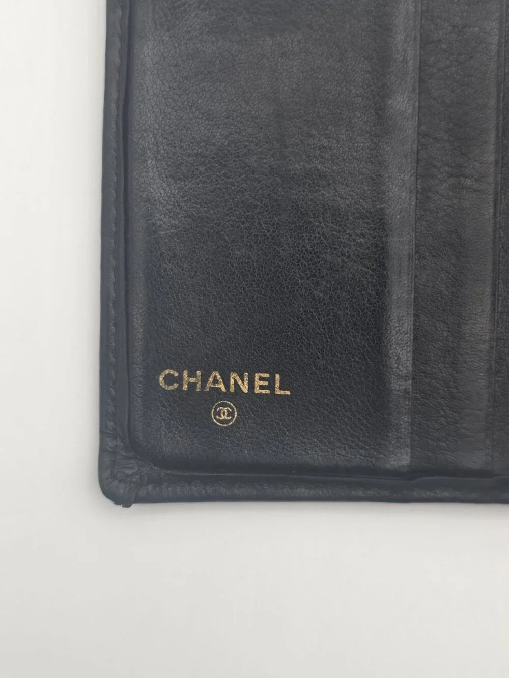 Chanel Black Leather Bifold Wallet (1827773)